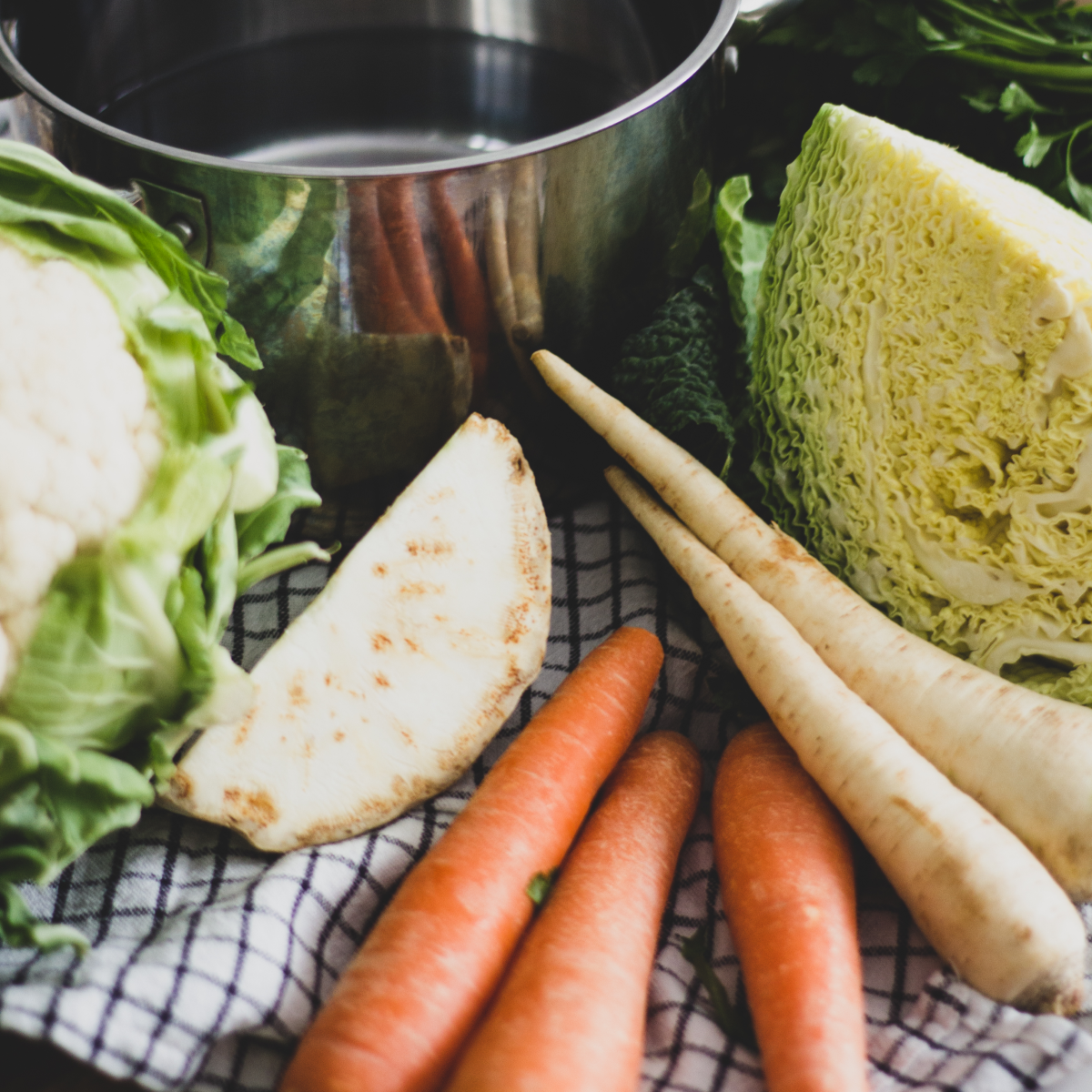 Magazyn Biogo - Krem warzywny z liśćmi kalafiora - zmieniajzbiogo.pl